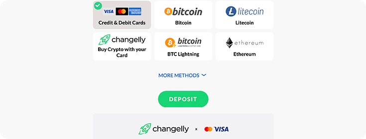 Cashier Deposit Screenshot